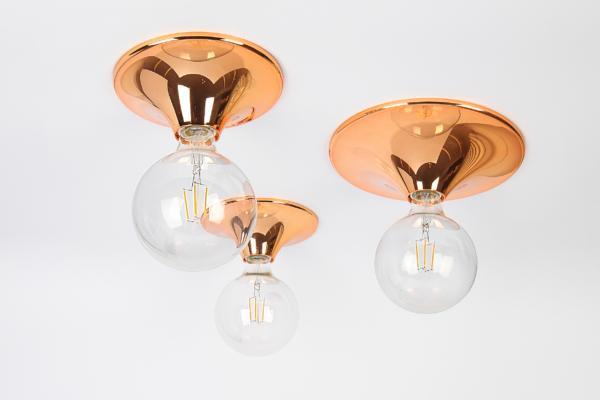 Lampa DOT copper / gold